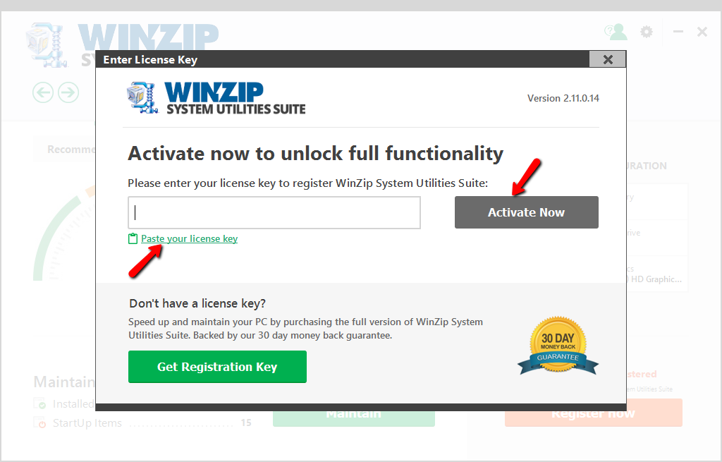 Free winzip registration